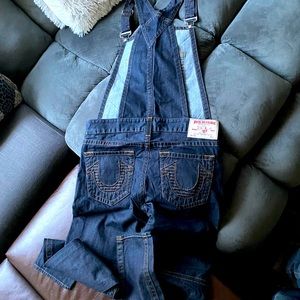 True Religion MOTO Overalls RARE 🔥 Small